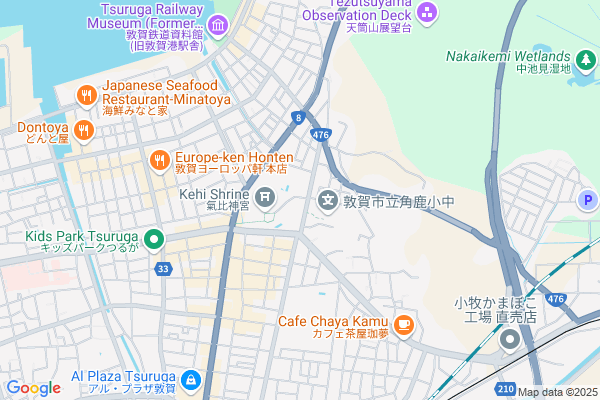 Map of 福井県敦賀市曙町１１−６８