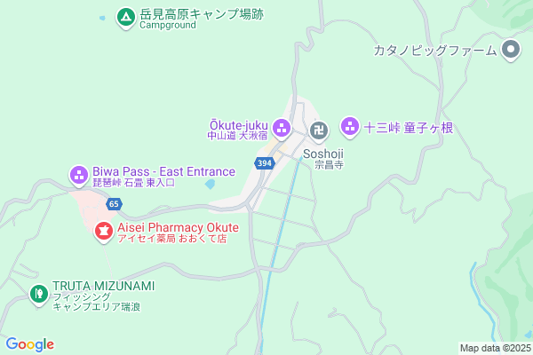 Map of 瑞浪市大湫町467-1