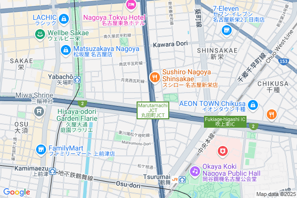 Map of 愛知県名古屋市中区栄五丁目23番9号