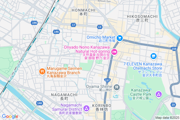 Map of 金沢市玉川町2-20