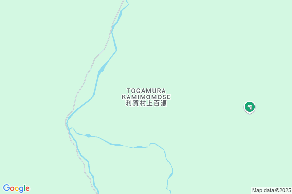 Map of 富山県南砺市利賀村上百瀬70-2