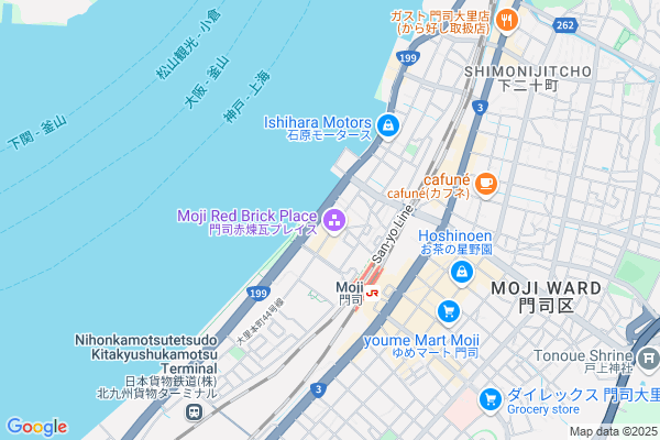 Map of 北九州市門司区大里本町3-11-1