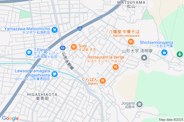 Map of 山形県山形市小立三丁目3番20-101