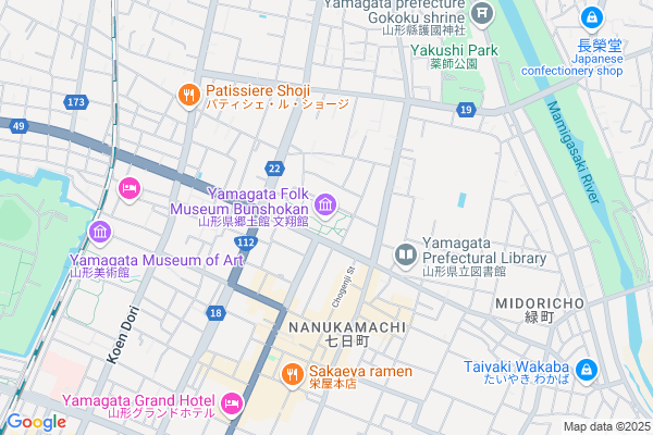 Map of 山形市旅篭町3丁目4番51号