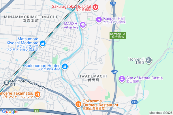 Map of 金沢市岩出町ロ20番地1
