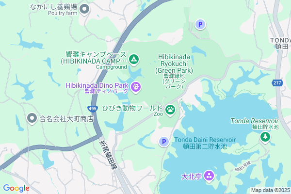Map of 福岡県北九州市若松区竹並1006