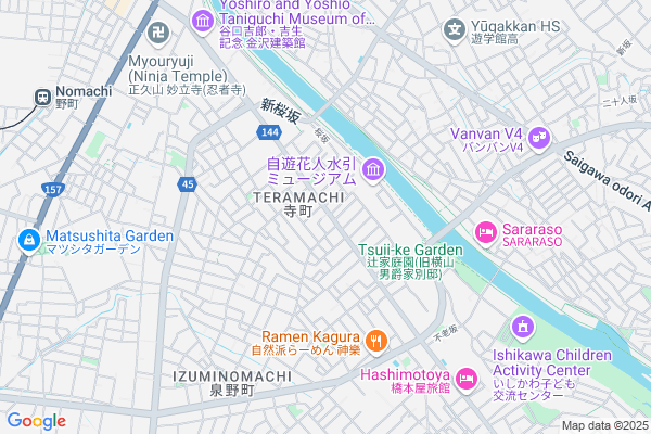 Map of 石川県金沢市寺町２丁目３−１