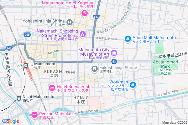 Map of 36.231078, 137.973736