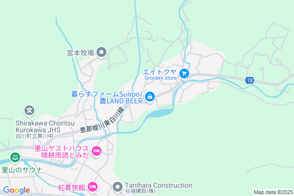 Map of 〒509-1431 岐阜県加茂郡白川町黒川２４８２−３