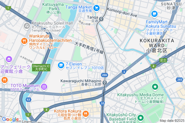 Map of 北九州市小倉北区昭和町4-24