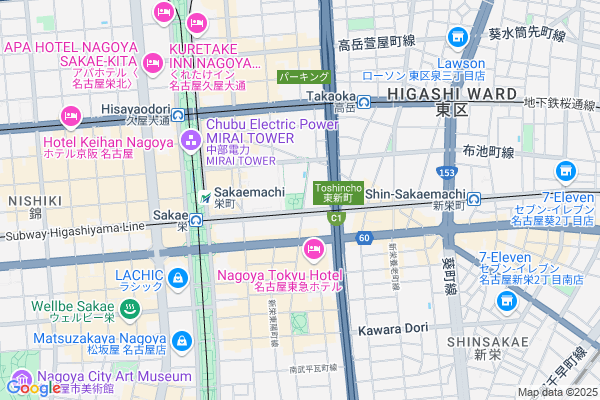 Map of 名古屋市東区東桜１丁目１３−２