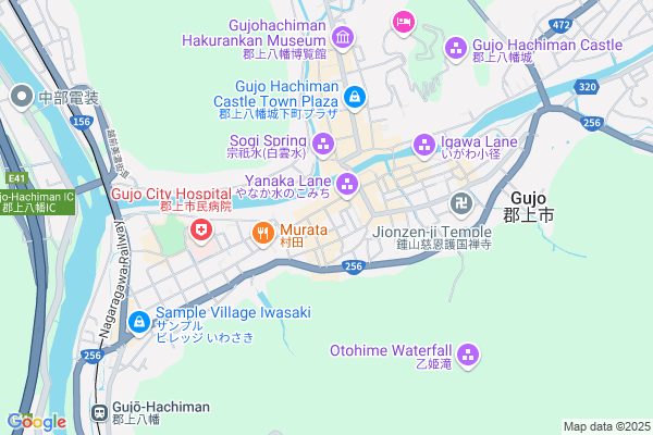 Map of 岐阜県郡上市八幡町新町 944 別庵