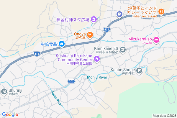 【RENT】「桃畑と南アルプスを望むペレットストーブのある小さな平屋」建物54.59㎡/土地384㎡（山梨県甲州市塩山上萩原）