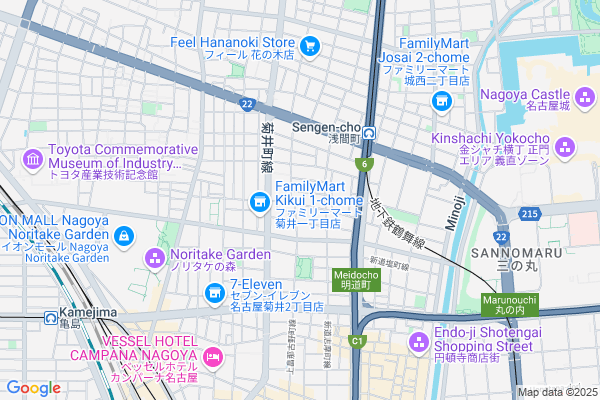 Map of 愛知県名古屋市西区新道1丁目13-15昭和ビル
