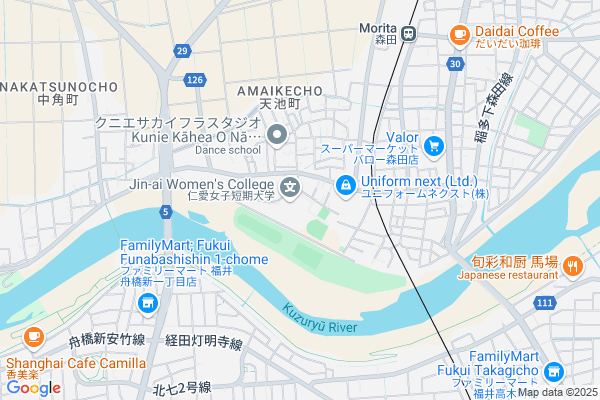 Map of 福井県福井市天池町43-1-1