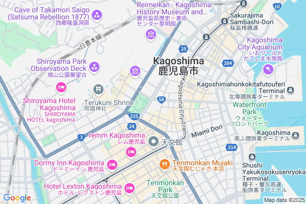 Map of 鹿児島県鹿児島市東千石町21−38