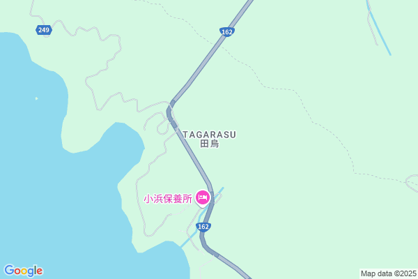 Map of 福井県小浜市田烏