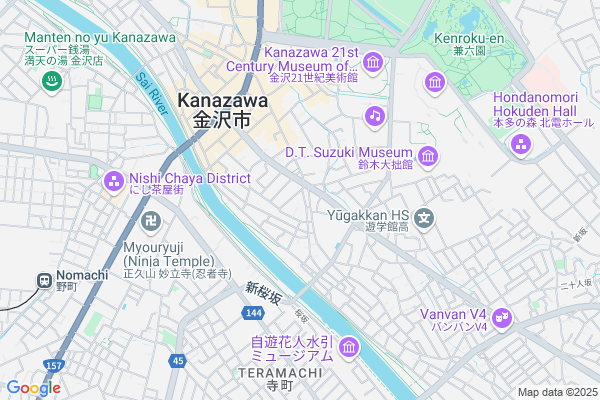 Map of 金沢市水溜町32