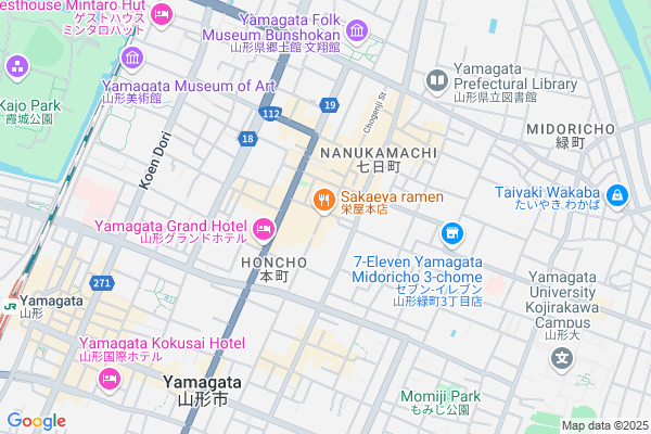 Map of 山形市本町２−３−２１