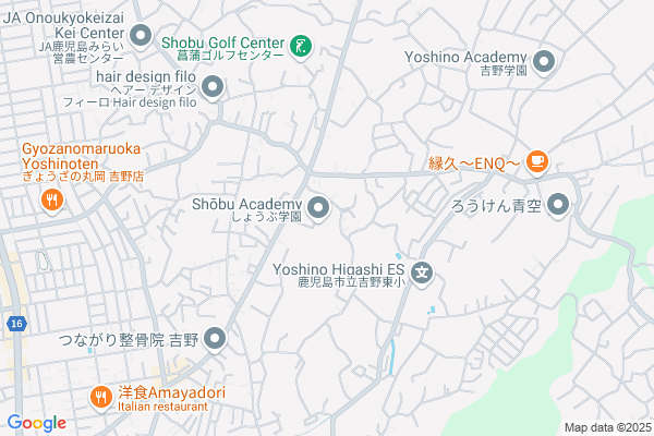 Map of 鹿児島県鹿児島市吉野町5066番地