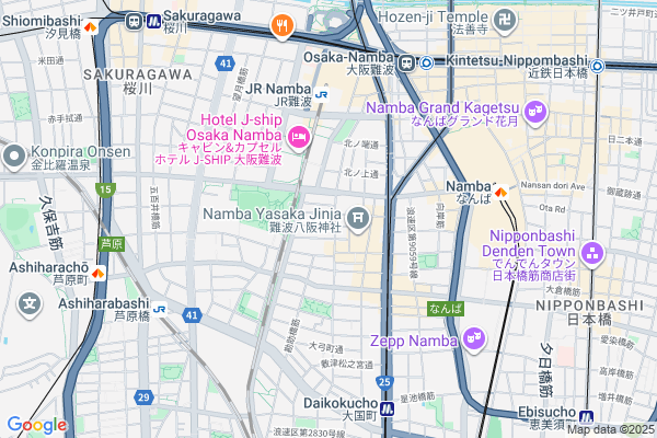 Map of 大阪市浪速区元町２丁目６−３０