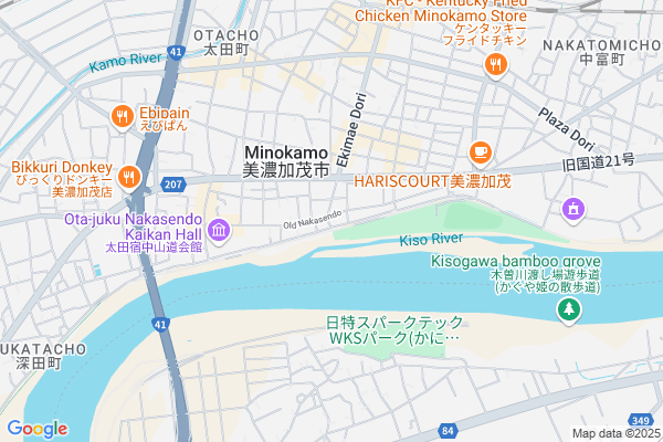 Map of 岐阜県美濃加茂市太田本町1丁目7-1