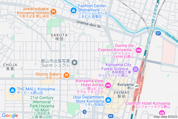 Map of 福島県郡山市赤木町11-20