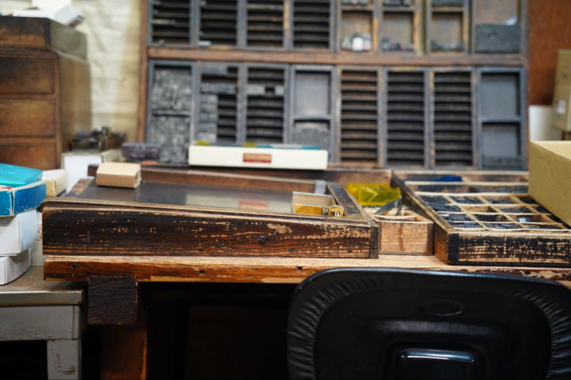 はじまりを刻む活版印刷所「尚榮堂」／金沢まちなかお店探訪